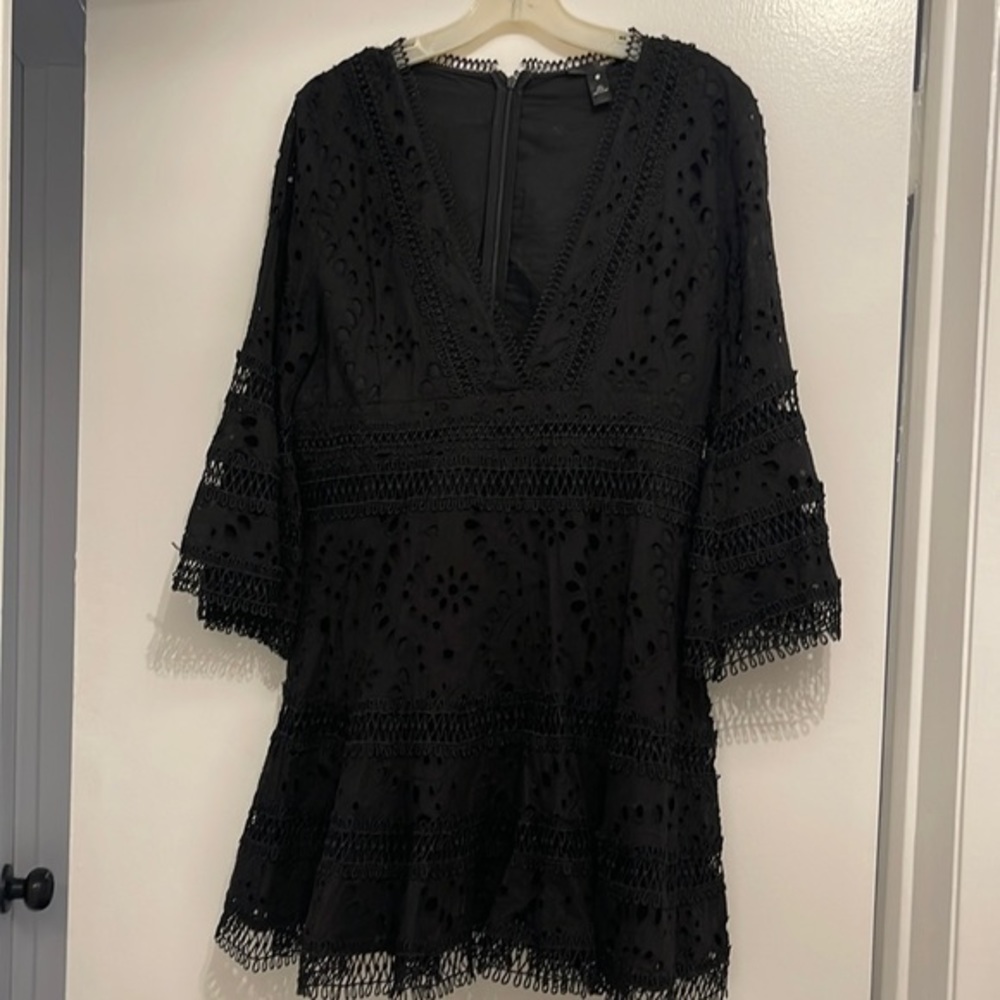 Aqua lace‎ dress